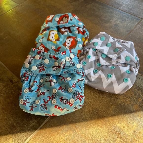 Bumpkins pocket all in one one size snap diapers - Picture 1 of 4